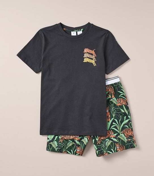 Tiger Cotton Pyjama Set