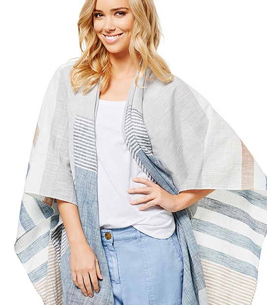 Striped Summer Wrap