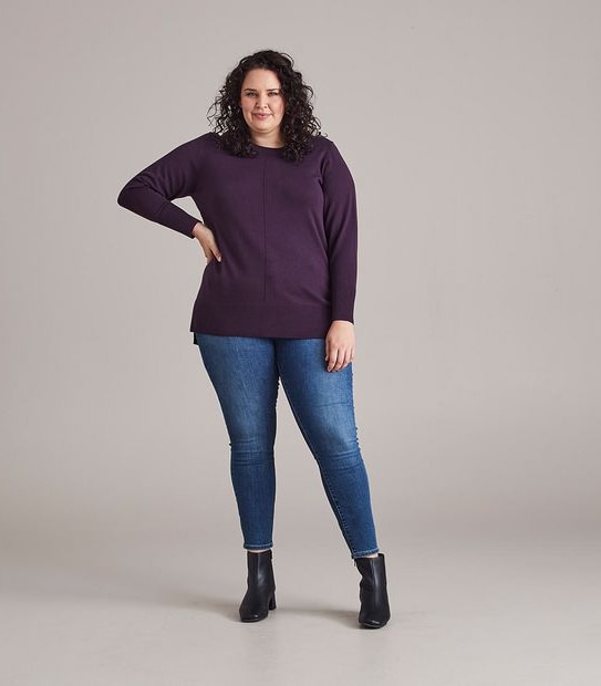 Belle Curve Crew Neck Jumper