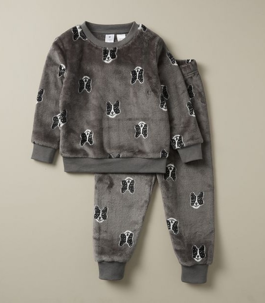 Dog Fleece Pyjama Set