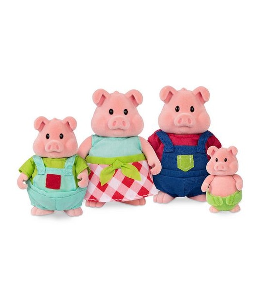 Li'l Woodzeez - Curlicue Pig Family