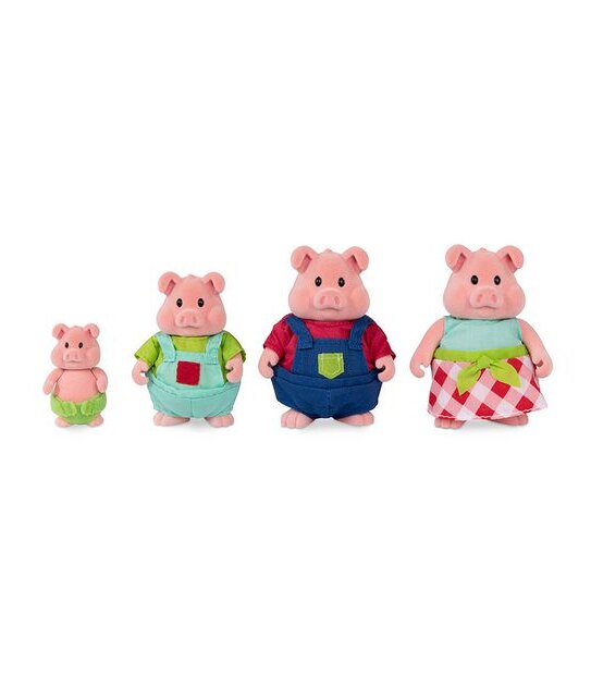 Li'l Woodzeez - Curlicue Pig Family