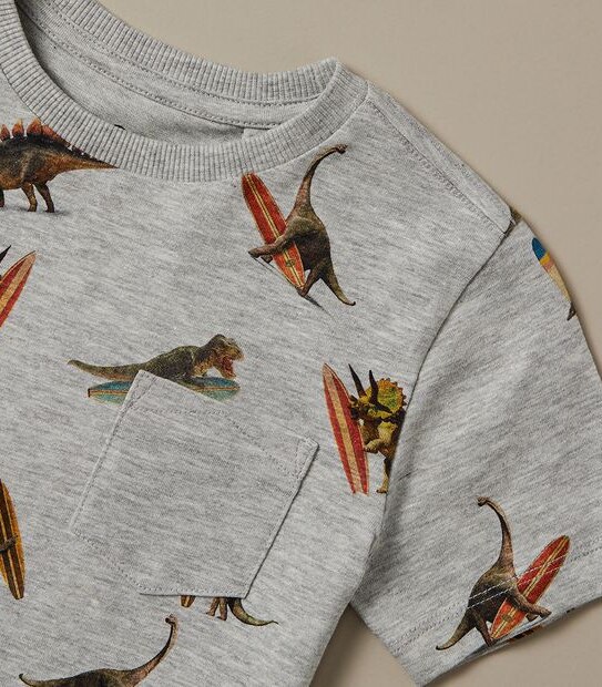 Surfing Dinosaur T-shirt