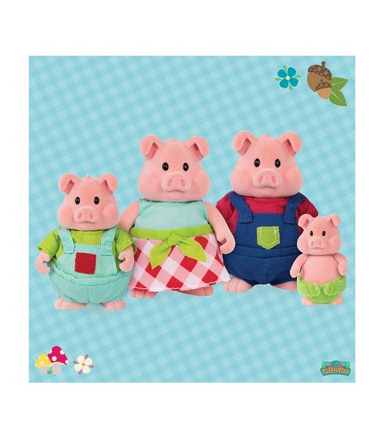 Li'l Woodzeez - Curlicue Pig Family