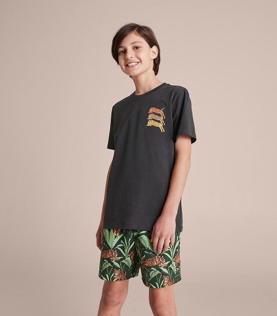 Tiger Cotton Pyjama Set