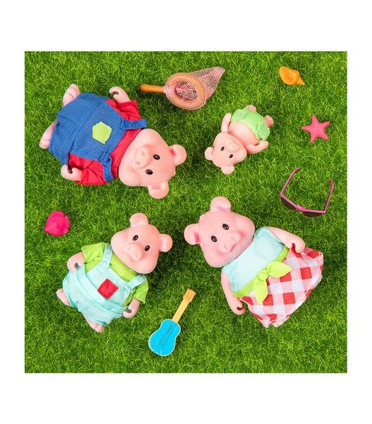 Li'l Woodzeez - Curlicue Pig Family