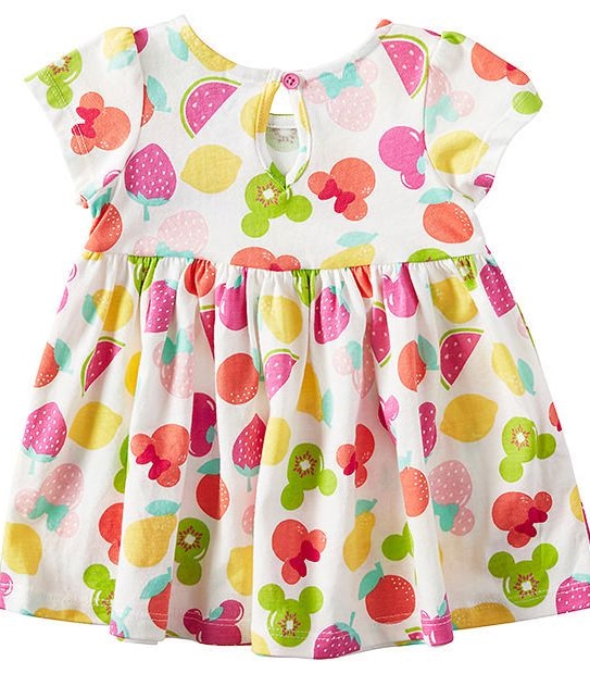 Disney Baby Minnie Mouse Fruit Print Dress 