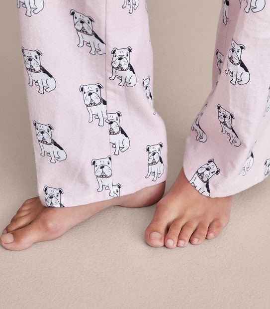 Womens Organic Cotton Bulldog Pyjama Set