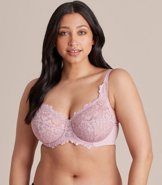 Fuller Figure Cup Soft Lace Underwire Bra