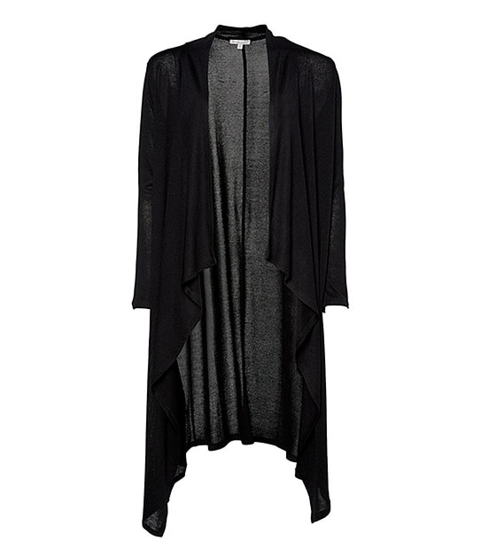 Longline Cardigan - Black