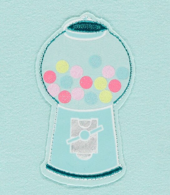 Girls' Flutter Sleeve Gumball Machine T-Shirt 3 of 3