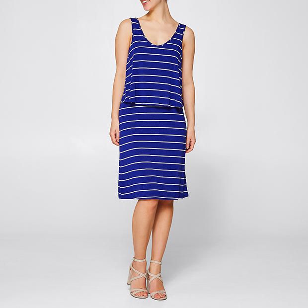 Overlay Jersey Midi Dress Overlay Jersey Midi Dress