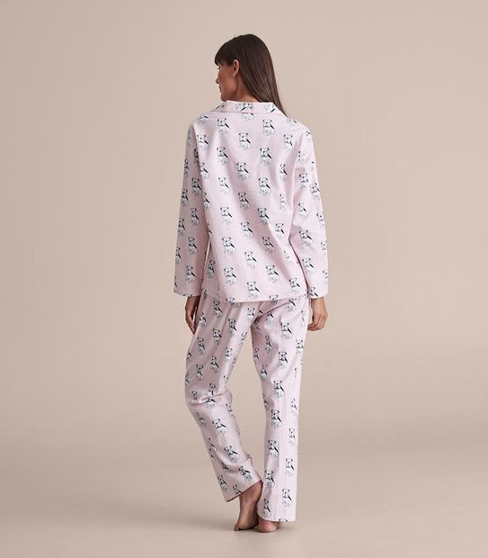 Womens Organic Cotton Bulldog Pyjama Set