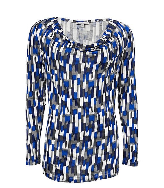 Cowl Neck Knit Top