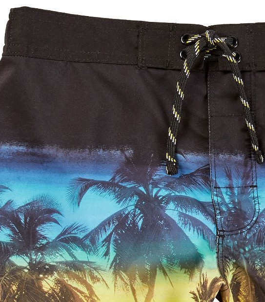 Palms Photo Print Boardshort