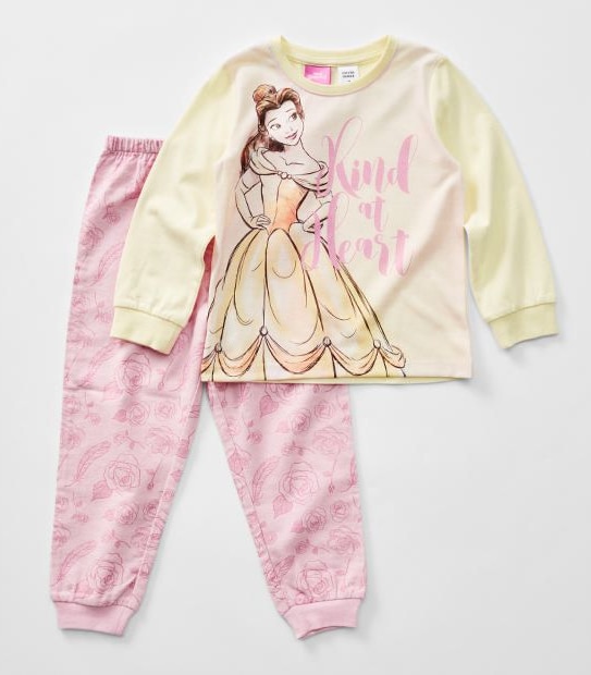 Disney Princess Belle Long Sleeve Pyjama Set 1 of 5
