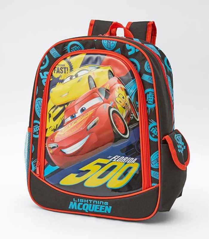 Disney Store Lightning McQueen Backpack, Disney Pixar Cars