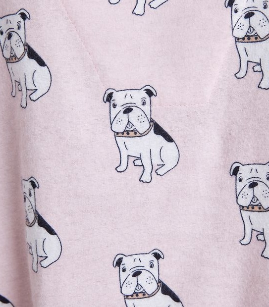 Womens Organic Cotton Bulldog Pyjama Set