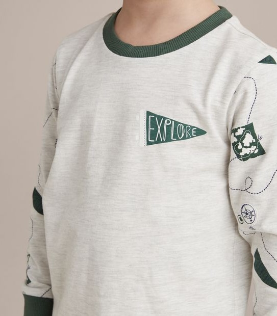Organic Cotton Explorer Pyjama Set