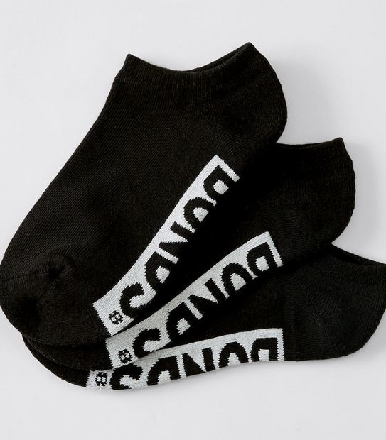 Bonds 3 Pack Cushioned No Show Socks - Black