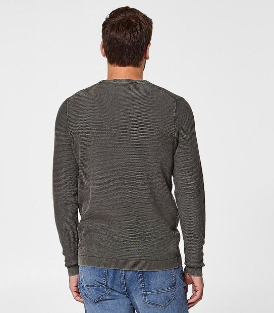 Table Knit Pineapple Acid Wash Jumper