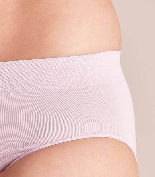 2 Pack Cotton Seamfree Midi Briefs
