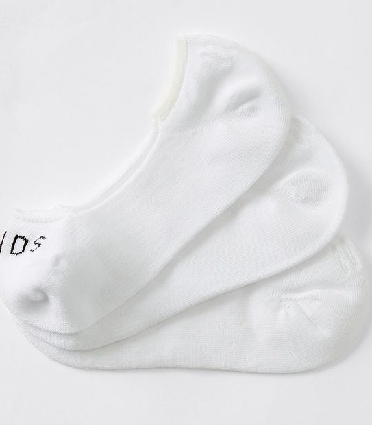 Bonds 3 Pack Modal Footlet Socks - White