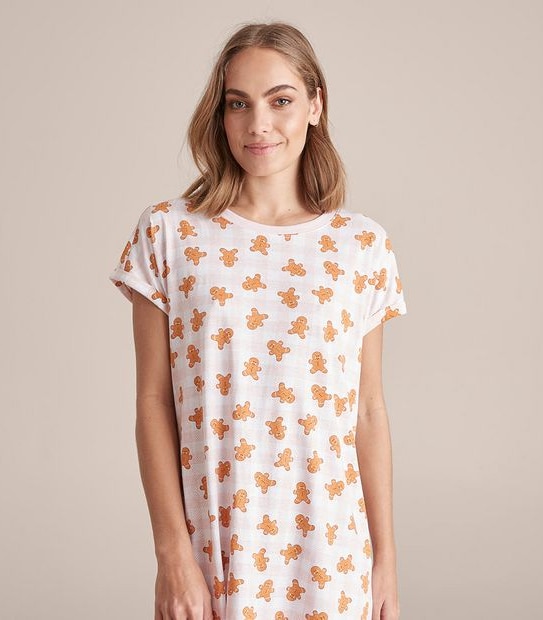 Print Sleep T-Shirt Nightie
