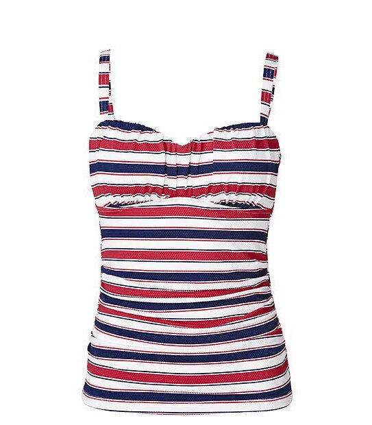 Nautical Stripes Tankini Top