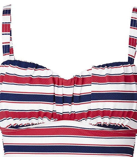 Nautical Stripes Tankini Top