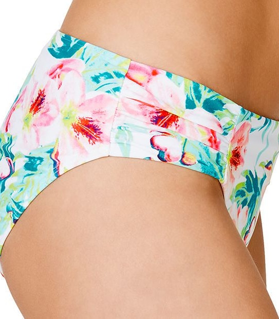 Tropical Paradise Ruched Bikini Briefs 2 of 4