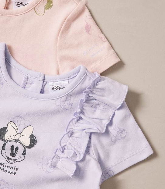 2 Pack Baby Disney Minnie Mouse Rompers