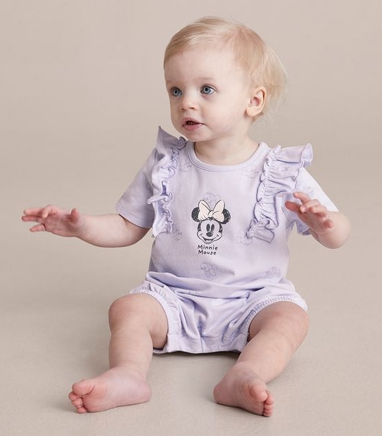 2 Pack Baby Disney Minnie Mouse Rompers