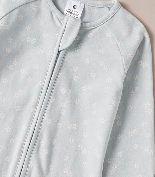 Baby Organic Cotton Print Coverall