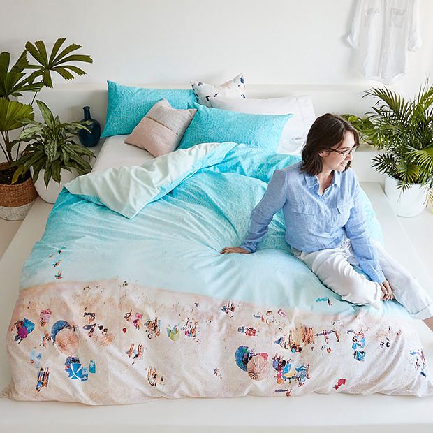 Summer Beach Quilt Cover Set Summer Beach Quilt Cover Set