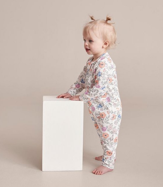 Baby Organic Cotton Footless Coverall