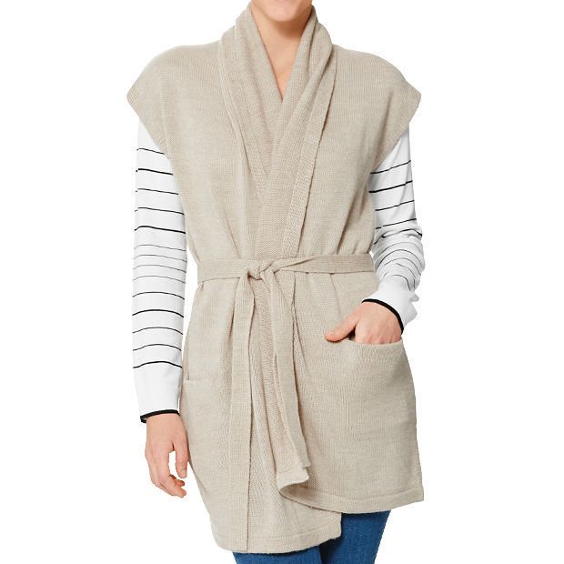 Sleeveless Wrap Gilet Sleeveless Wrap Gilet