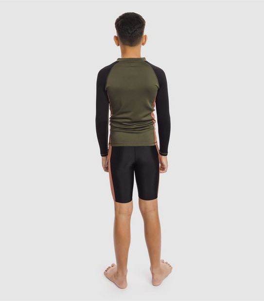 Piping Hot Swim Zip Rashie