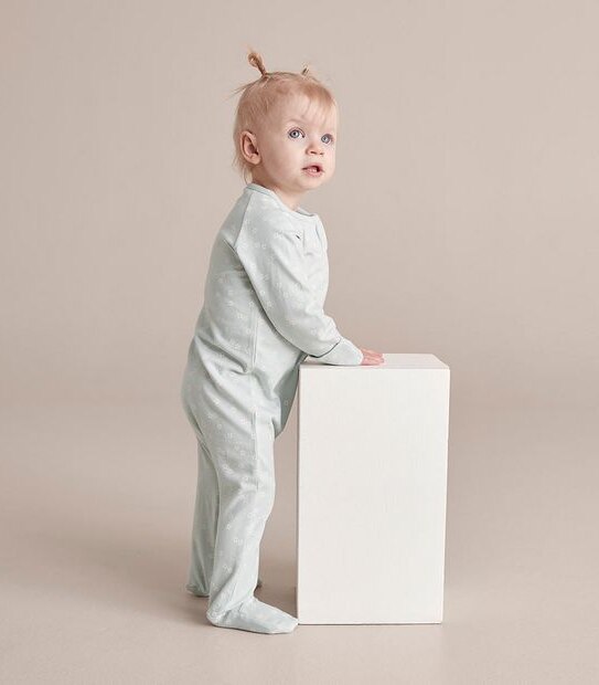 Baby Organic Cotton Print Coverall 5 of 6