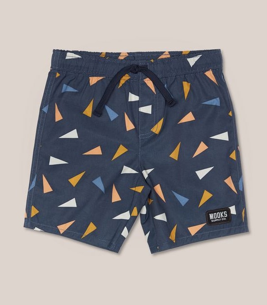 Mooks Flagged Print Short