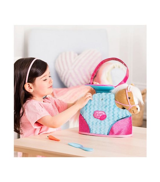 Pucci Pups Plush & Bag - Horse