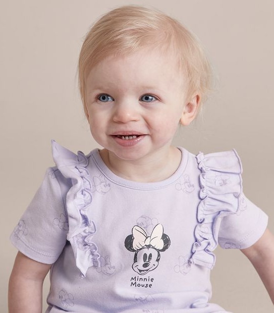 2 Pack Baby Disney Minnie Mouse Rompers