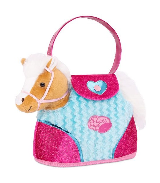 Pucci Pups Plush & Bag - Horse