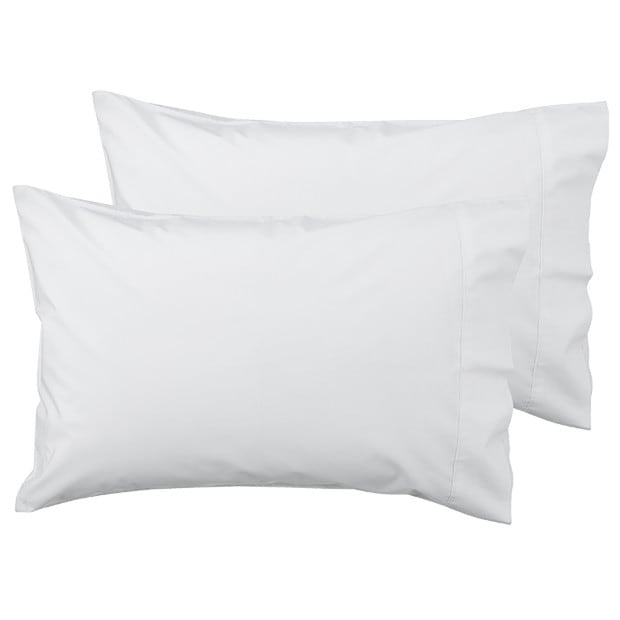 Target 2 Pack 250 Thread Count Standard Pillowcases White White