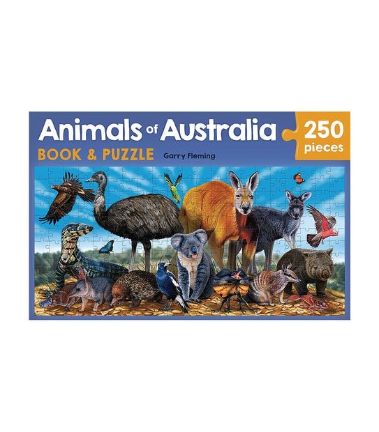 Animals Of Australia - Book And Jigsaw
