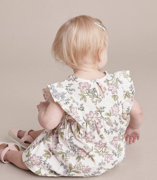 2 Piece Baby Organic Cotton Dress and Bloomer Set Target Australia