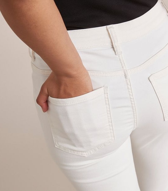Skinny High Rise Crop Length Jeans
