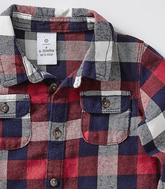 Baby Check Flannelette Shirt