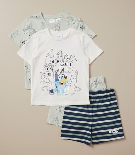 Bluey 2 Pack Pyjama Set