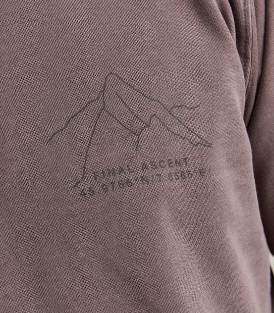 Print Fleece Hoodie